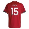 Manchester United Yoro 15 Hjemme 2025-26 - Barn Draktsett